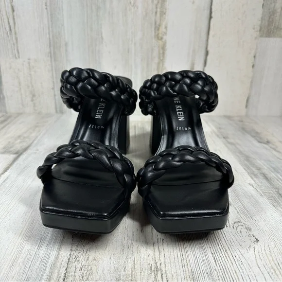 New Anne Klein  Alexander Braided  Platform Block Heel Sandal #918 - Picture 2 of 13
